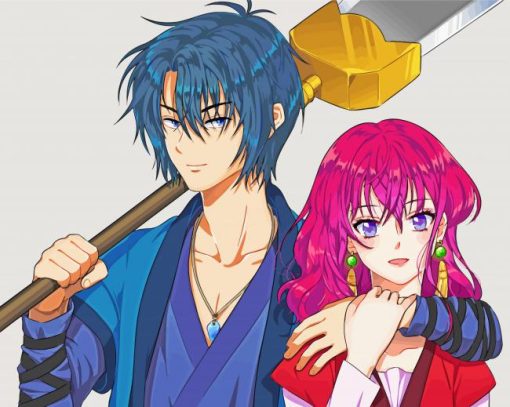 Hak Son and Yona paint by numbers