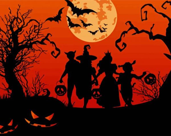 Halloween Nights paint by numbers
