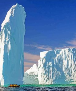 Ice Monolith In Antarctica Paint By Number