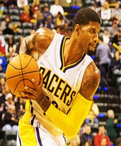 Indiana Pacers Paul George paint by numbers