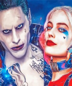 Joker and Harley Quinn paint by numbers