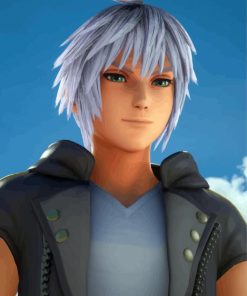 Kingdom Hearts Game Riku paint by numbers