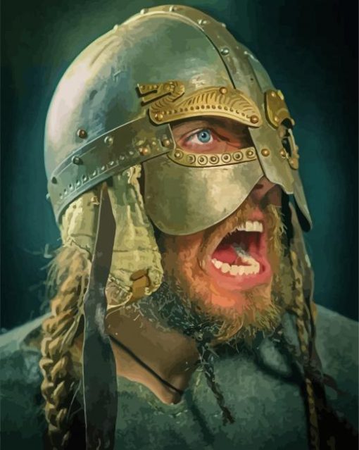 Mad Viking Man Paint By Number