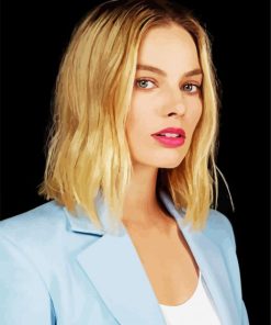 Margot Robbie paint by numbers