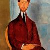 Modigliani Portrait of Leopold Zborowski paint by numbers