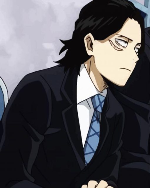 My Hero Academia Aizawa paint by numbers