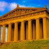 Nashville Parthenon paint by numbers