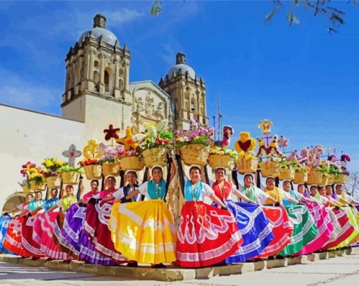 Oaxaca Mexico paint by numbers