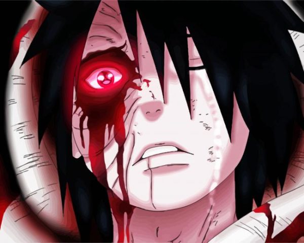 Obito Uchiha Naruto paint by numbers
