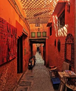 Old Alley In Morocco Paint By Number