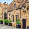 Old Houses Bruges paint by numbers