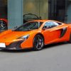 Orange Mclaren paint by numbers