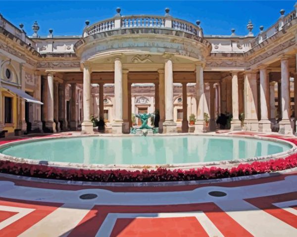 Parc Des Thermes Montecatini Paint By Number