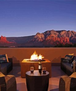 Peaceful Sedona Arizona paint by numbers