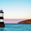 Penmon Lighthouse Anglesey paint by numbers