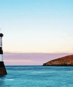 Penmon Lighthouse Anglesey paint by numbers