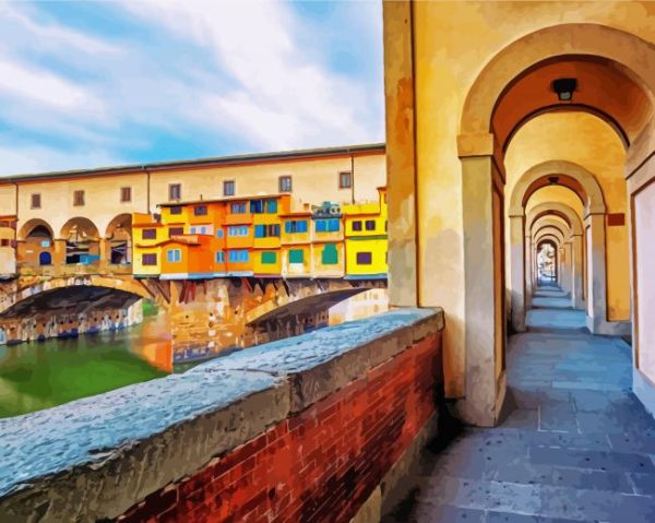 Ponte Vecchio Florence Italy Paint By Number