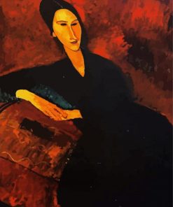 Portrait Of Anna Zborowska By Modigliani Paint By Number