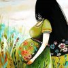 Pregnant Woman Art Paint By Number