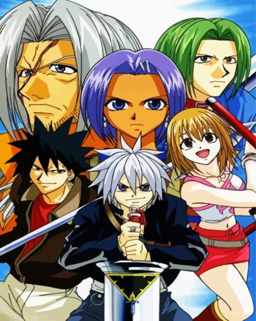 Rave Master Manga Series Paint By Number