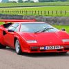 Red Lamborghini Countach Paint By Number