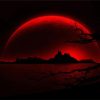 Red Moon Nightscape Paint By Number