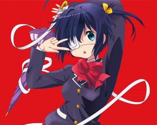 Rikka Takanashi Characters paint by numbers