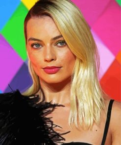 Actress Margot Robbie Paint By Number