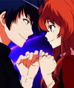 Ryuji Takasu And Taiga Aisaka Toradora Paint By Number