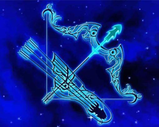 Sagittarius Sign Paint By Number