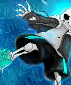 Sans Undertale paint by numbers