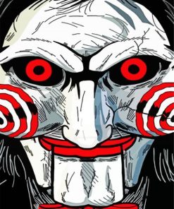 Billy The Puppet Art Paint By Number