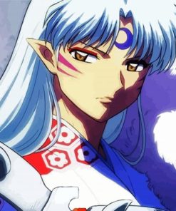 Sesshomaru paint by numbers