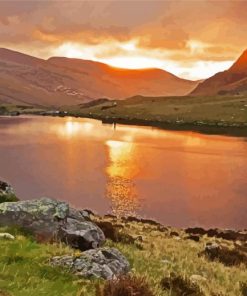 Snowdonia National Park Landscape Paint By Number