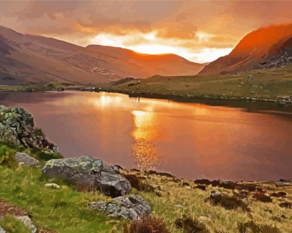 Snowdonia National Park Landscape Paint By Number