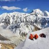 Snowy Ismoil Somoni Peak Tajikistan paint by numbers