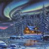 Snowy Night Paint By Number