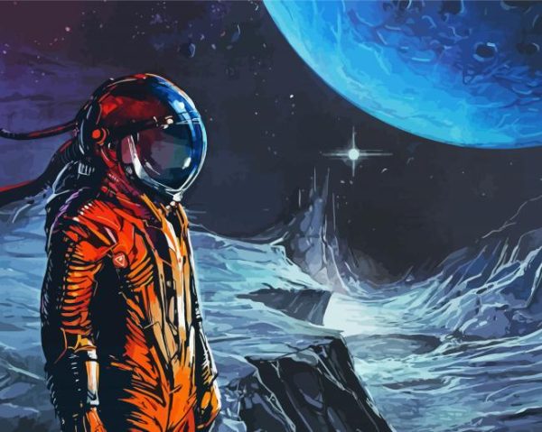 Space Man Paint By Number
