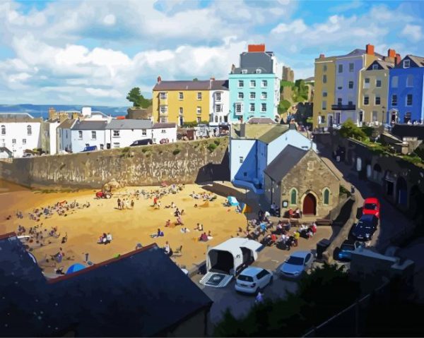 St Julian S Chapel Tenby Paint By Number