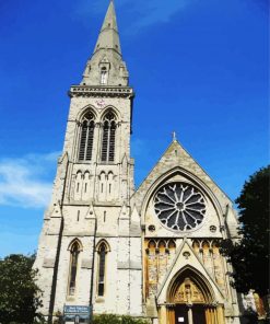 St Matthias Church Richmond paint by numbers