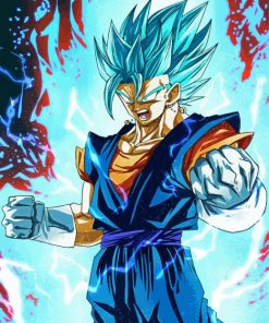 Super Saiyan Blue Vegito Paint By Number