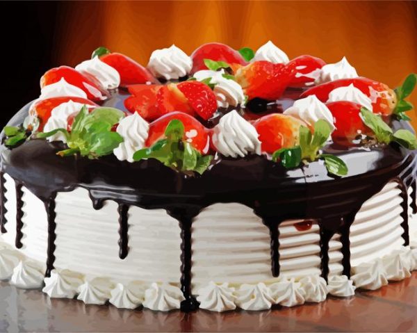 Sweet Cake Paint By Number