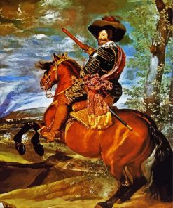 The Count Duke of Olivares Velazquez paint by numbers