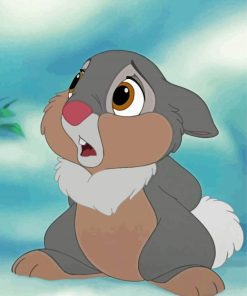 Thumper Disney paint by numbers