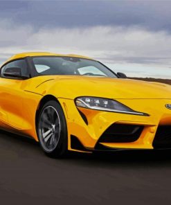 Toyota Supra Car Paint By Number