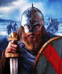 Warrior Viking paint by numbers