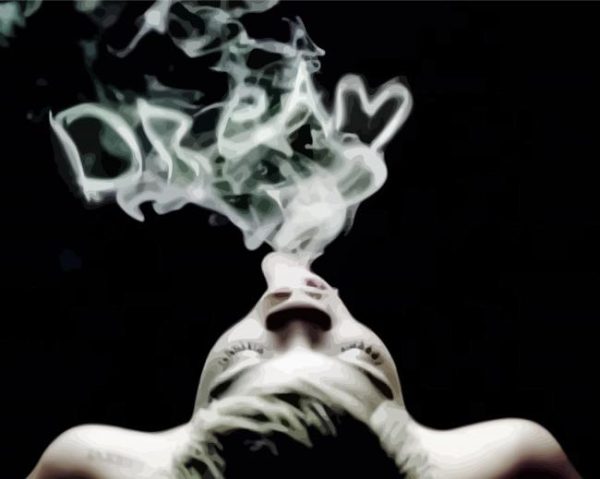 Woman Smoking paint by numbers