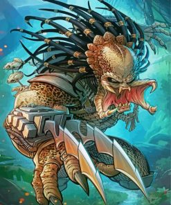 Yautja Predator Paint By Number