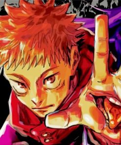 Yuji Itadori Jujutsu kaisen Paint By Number