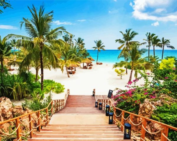 Zanzibar Island Paint By Number